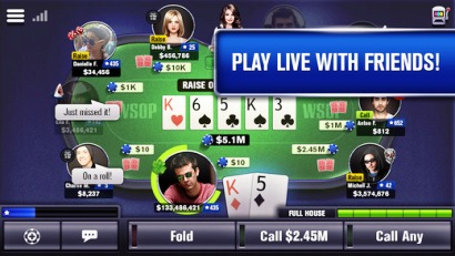  World Series of Poker app WSOP Table-